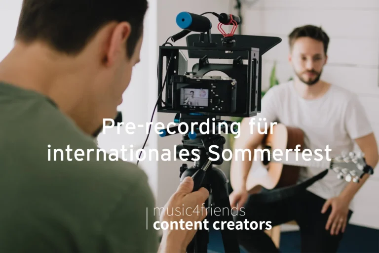 Sommerfest-Voraufnahme: Feier, Musik und Gemeinschaft bei unserem Sommerfest.